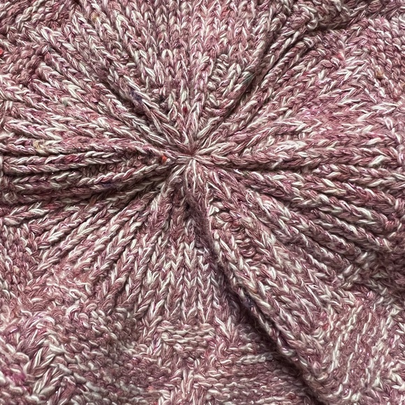 Yellow 108 Pink & White w/Metallic Glitter Skull Cap Beanie Winter Hat Skully OS - Picture 9 of 10